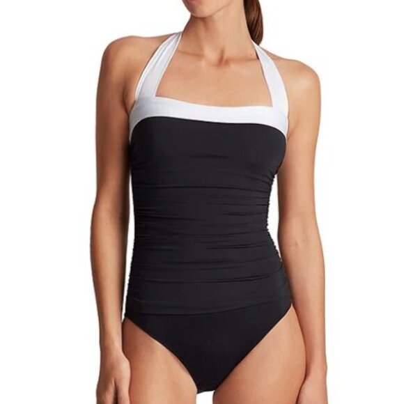 Lauren By Ralph Lauren Sleeveless Top Swimsuit Size 16 NEW w/ Tags - Picture 1 of 5